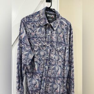 NWOT Wrangler 20X Pearl Snap